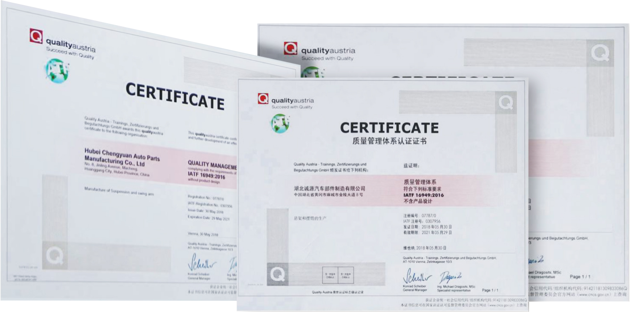 certificates